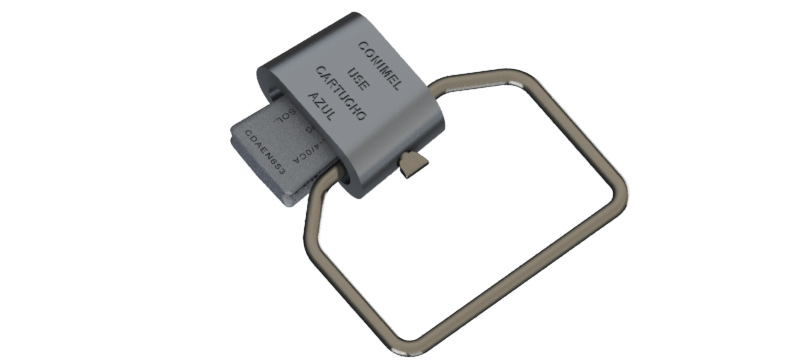 foto conector cunha com estribo