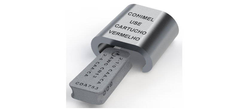 conector tipo cunha CDA otimizado