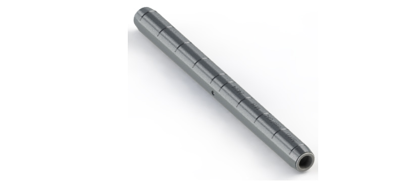 Foto do produto luva de emenda a compressão de alumínio.